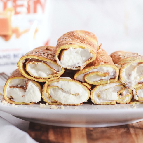 Crêpes printanières sucrées à la noix de coco