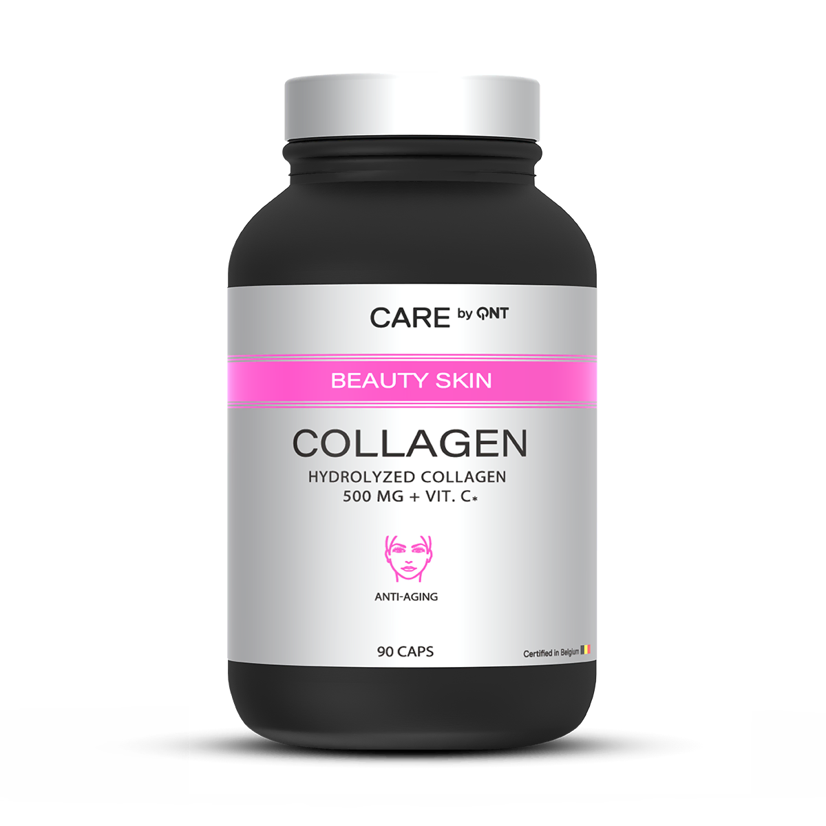 Complément alimentaire QNT Collagen 500 mg avec vitamine C en gélules