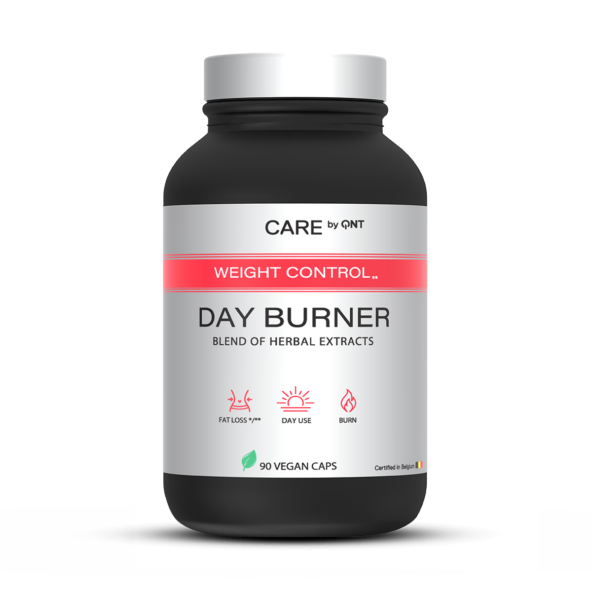 Complément alimentaire QNT Day Burner, formule brûleur de graisses en gélules vegan