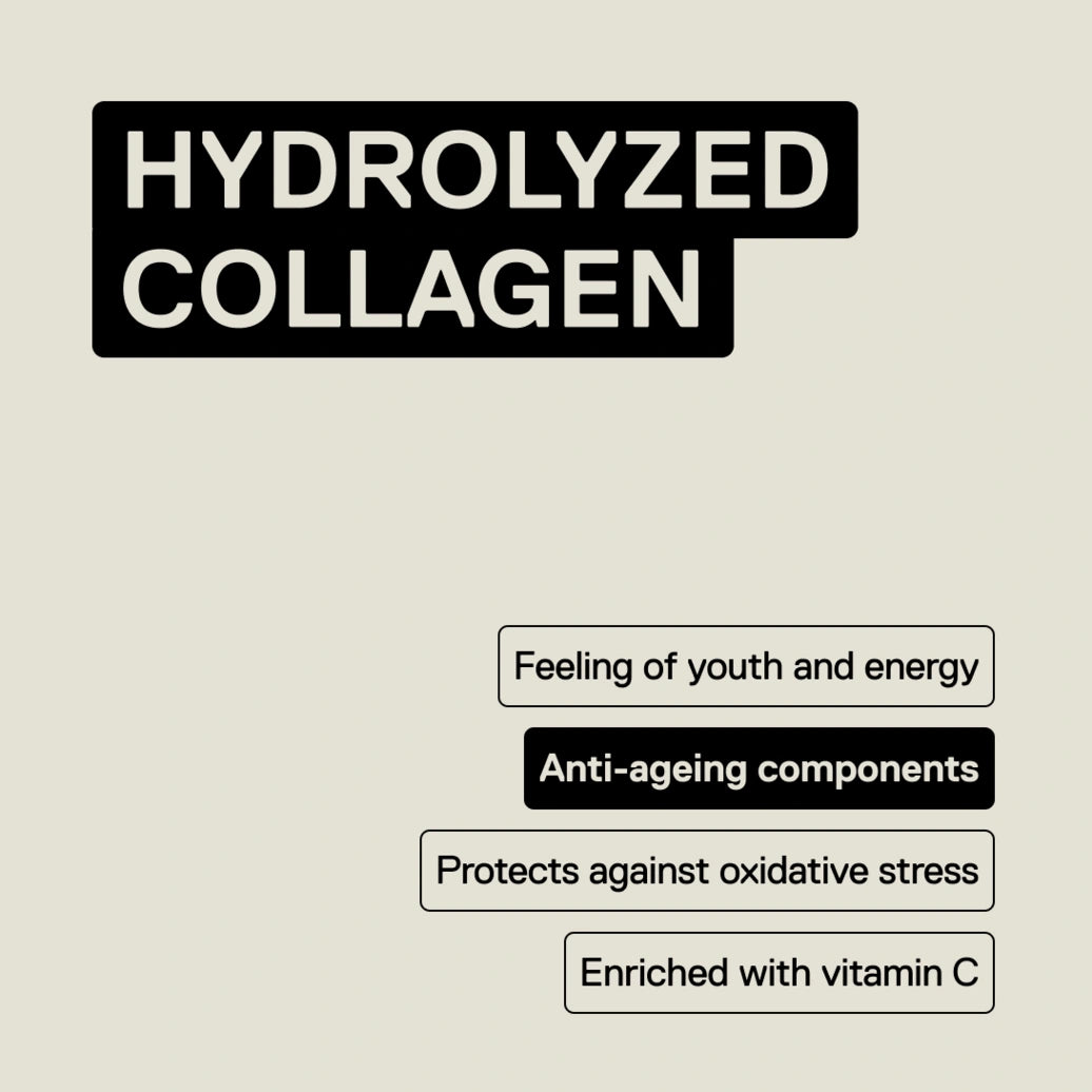 QNT Care Hydrolyzed Collagen - Skin beauty, collagen capsules with vitamin C, food supplement for wellness routine, 90 capsules