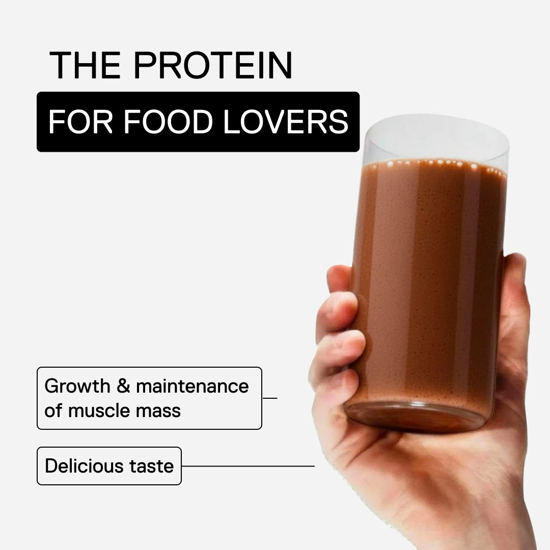 QNT Delicious Whey Protein Belgian Chocolate – chocolate protein shake for muscle mass