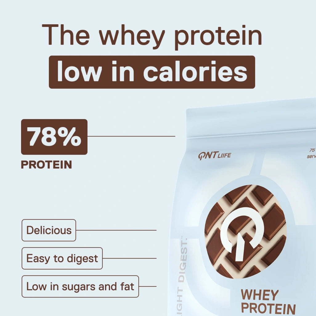 QNT LIIFE Light Digest Whey Protein Belgian Chocolate flavor - Light and easy-to-digest whey, 500g bag, authentic Belgian chocolate