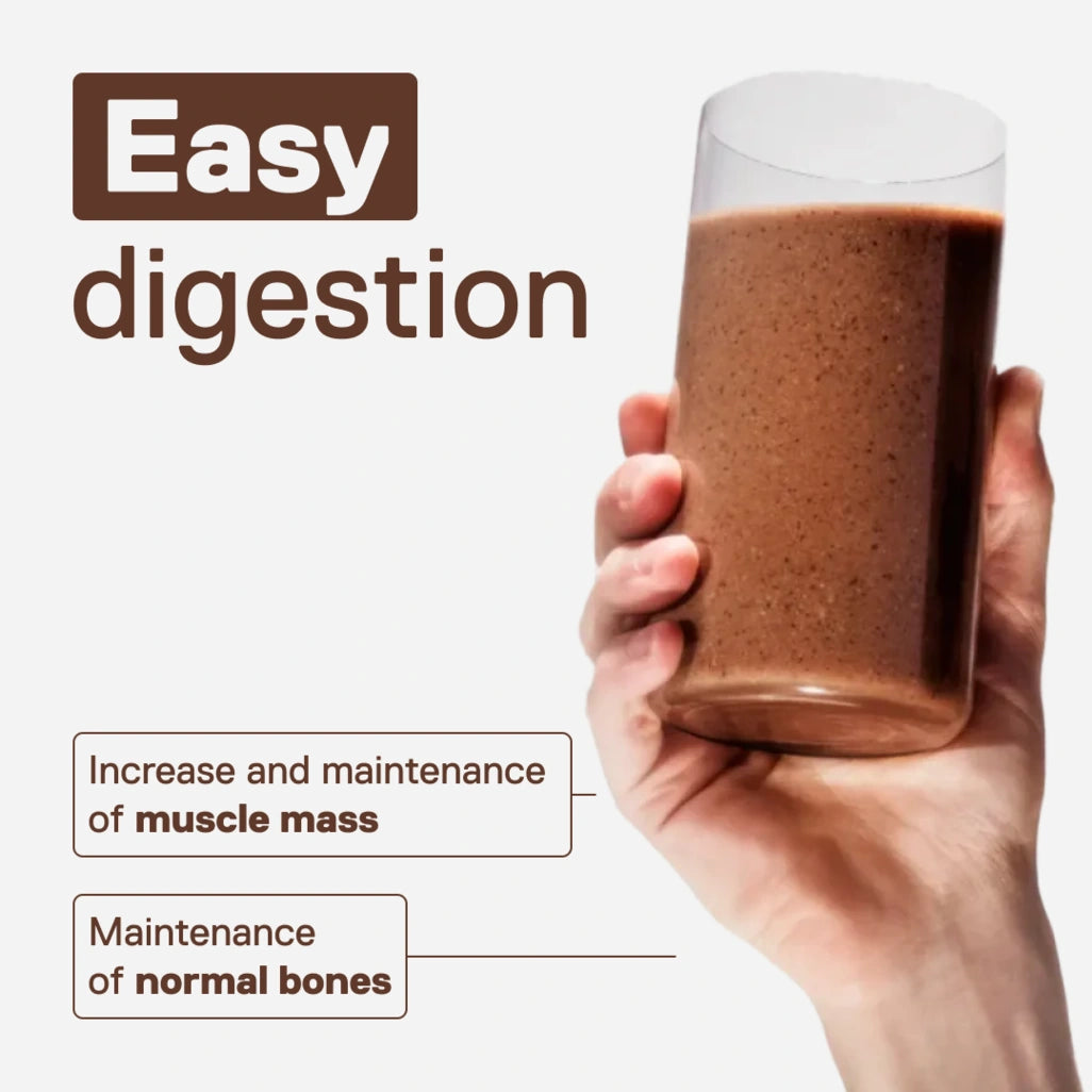 Light Digest Whey QNT Hazelnut Chocolate flavor to enjoy - Light and indulgent texture, 500g bag