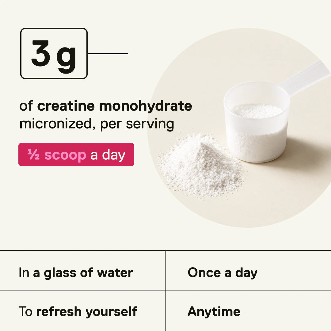 QNT LIIFE Micronized Creatine Lemon Lime – 3 g creatine monohydrate per serving