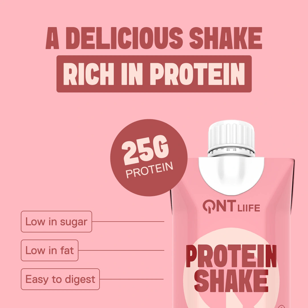 Protein Shake LIIFE strawberry — ready-to-drink shake, 17 g protein per 330 ml bottle