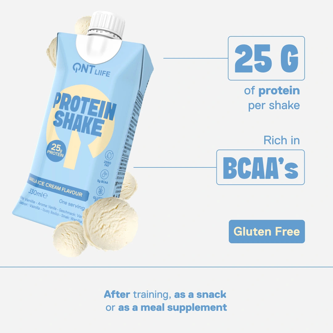 Protein Shake vanilla — nutritional values and protein profile to support athletic effort