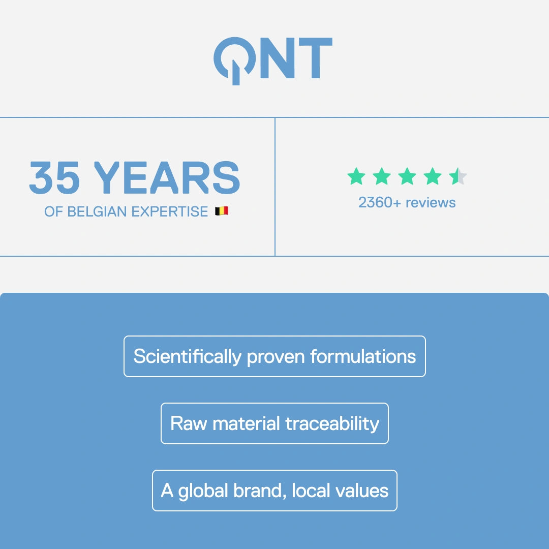 Protein Shake vanilla — QNT, Belgian sports nutrition brand for over 30 years