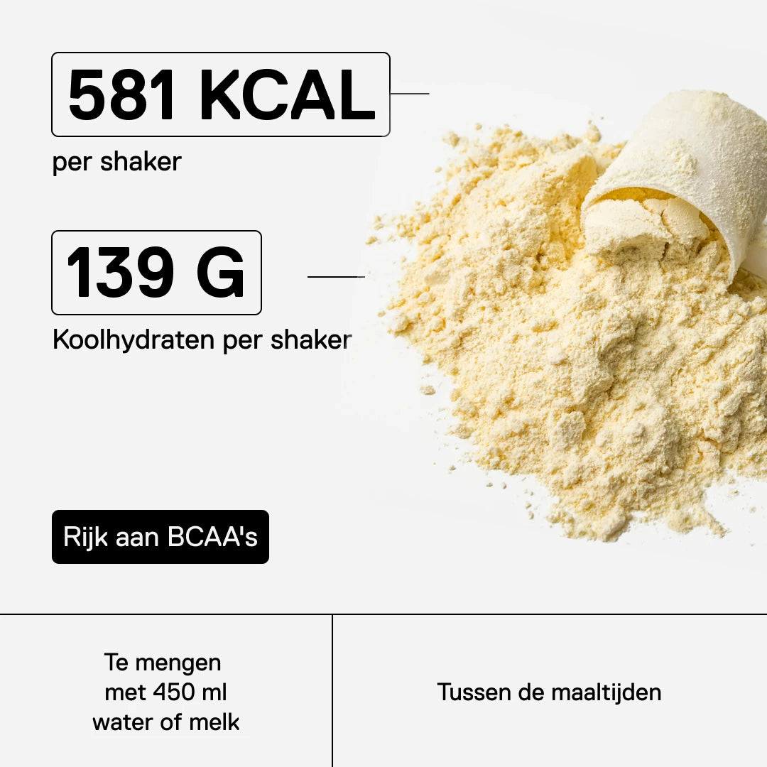 QNT Metapure Muscle Mass 3000 protein mass gainer — Banana