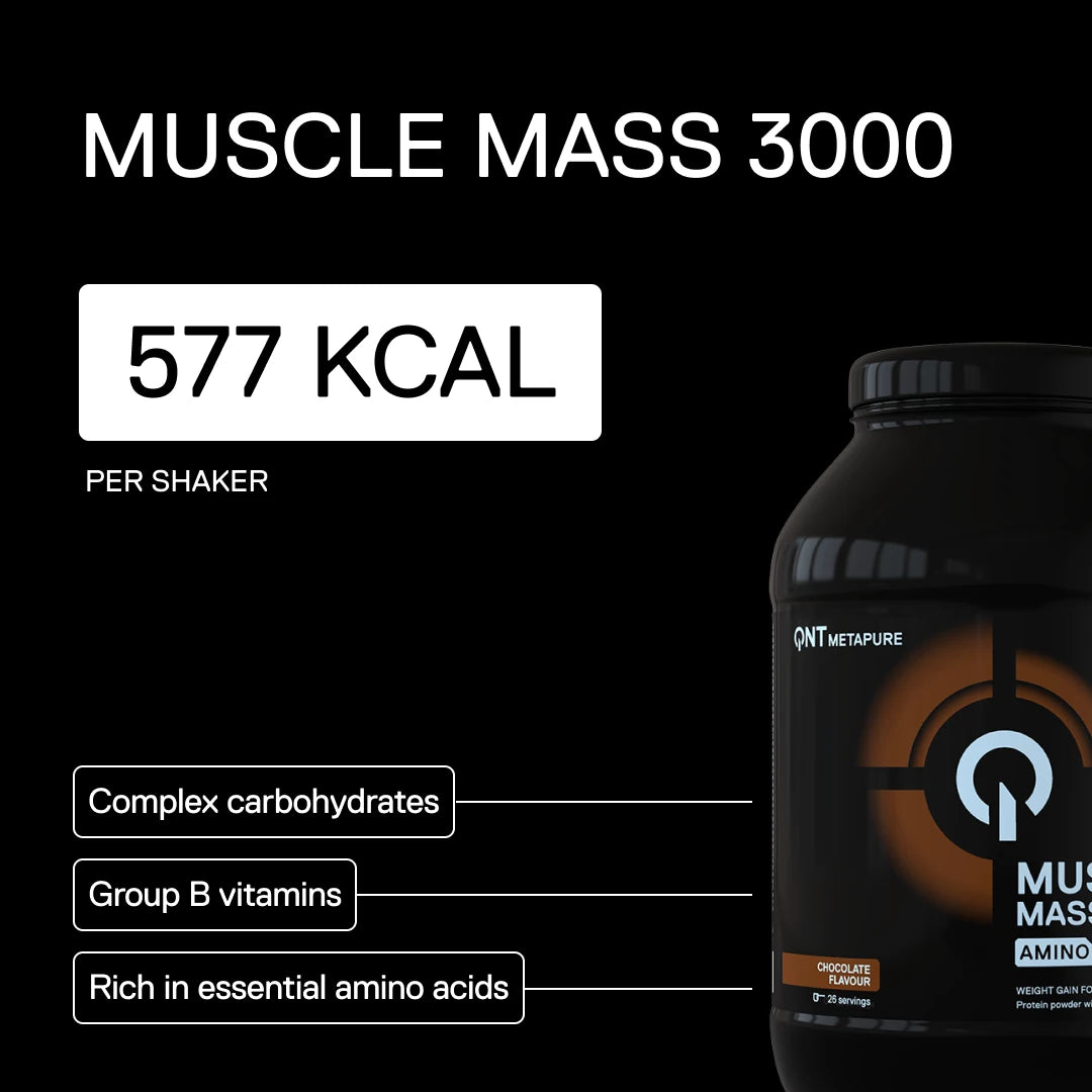 QNT Metapure Muscle Mass 3000 protein mass gainer — Chocolate
