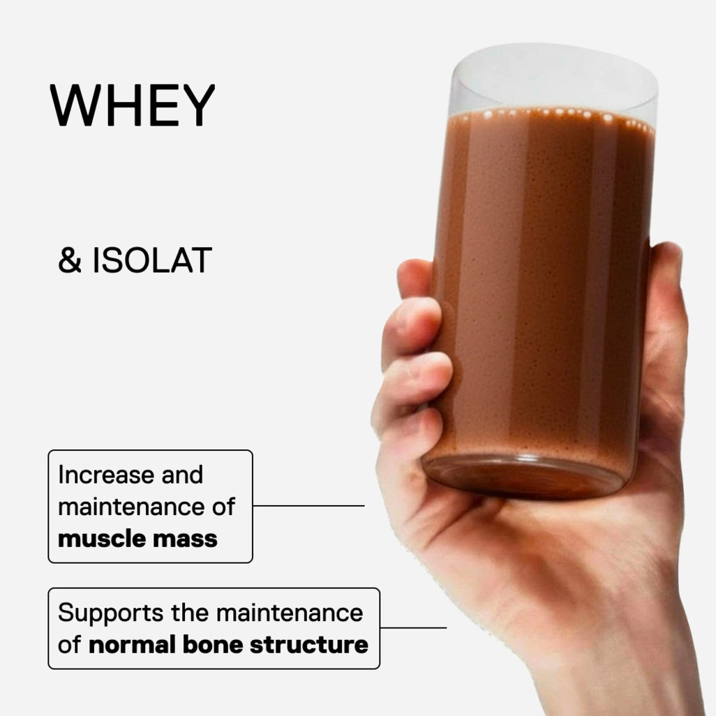 Prime Whey QNT Belgian Chocolate Brownie flavor to enjoy - Intense brownie notes, creamy texture