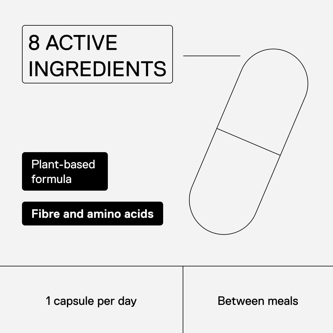 QNT MOVE Burner – 8 active ingredients, plant-based formula with fibre and amino acids