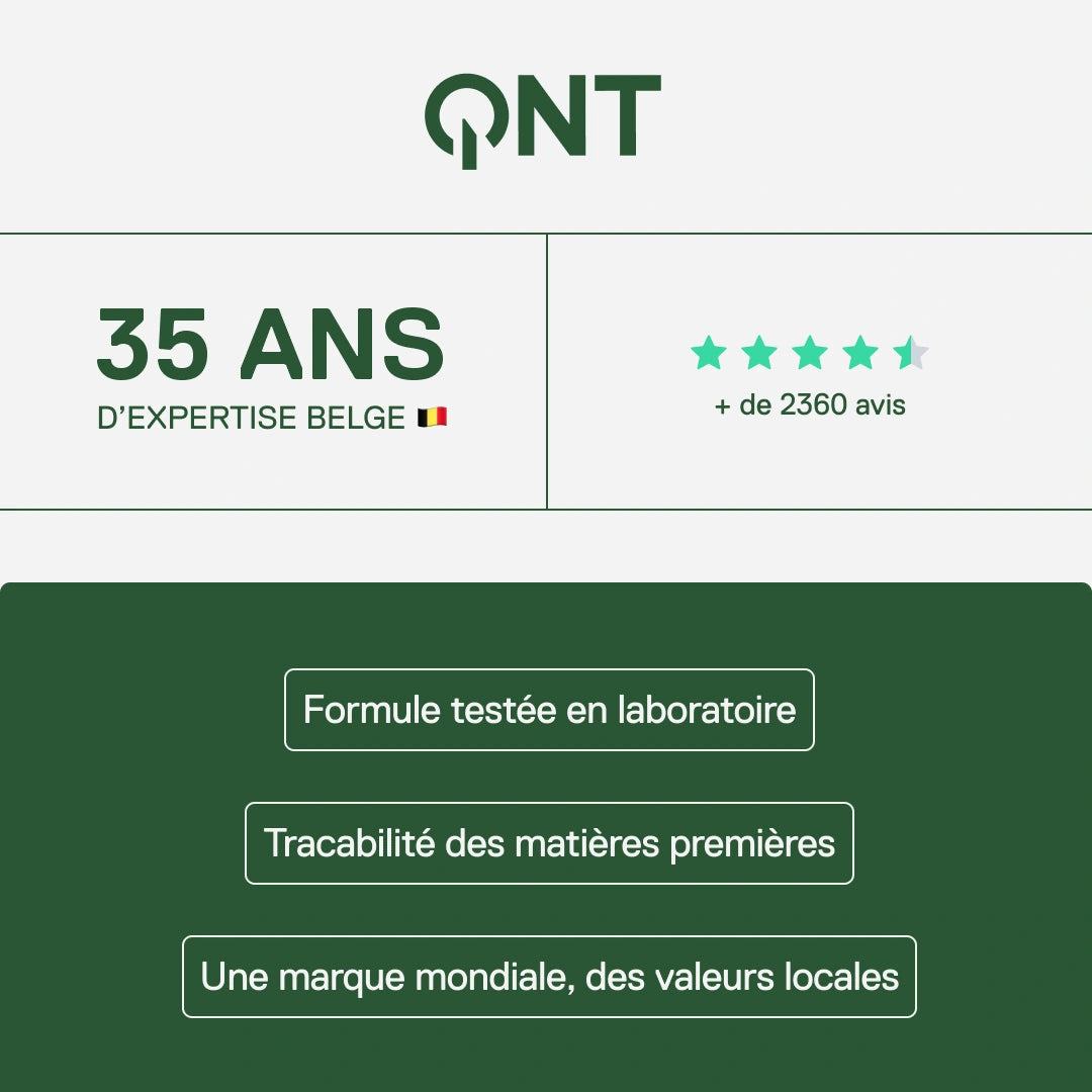 Energy Collagen Matcha thé vert citron-menthe — QNT, marque belge de nutrition sportive depuis plus de 30 ans