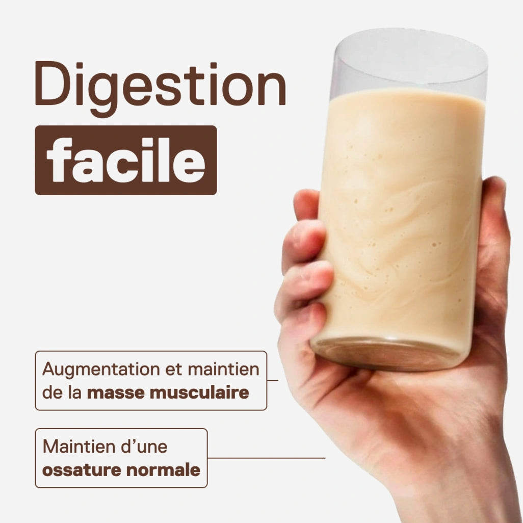 Light Digest Whey QNT saveur Banane à mélanger - Texture légère, idéale pour le quotidien, sachet de 500 g