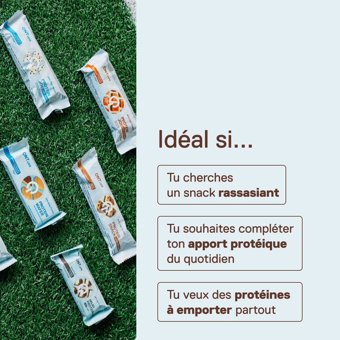 Protein Joy LIIFE — la barre qui transforme ta pause en plaisir protéiné, gamme QNT