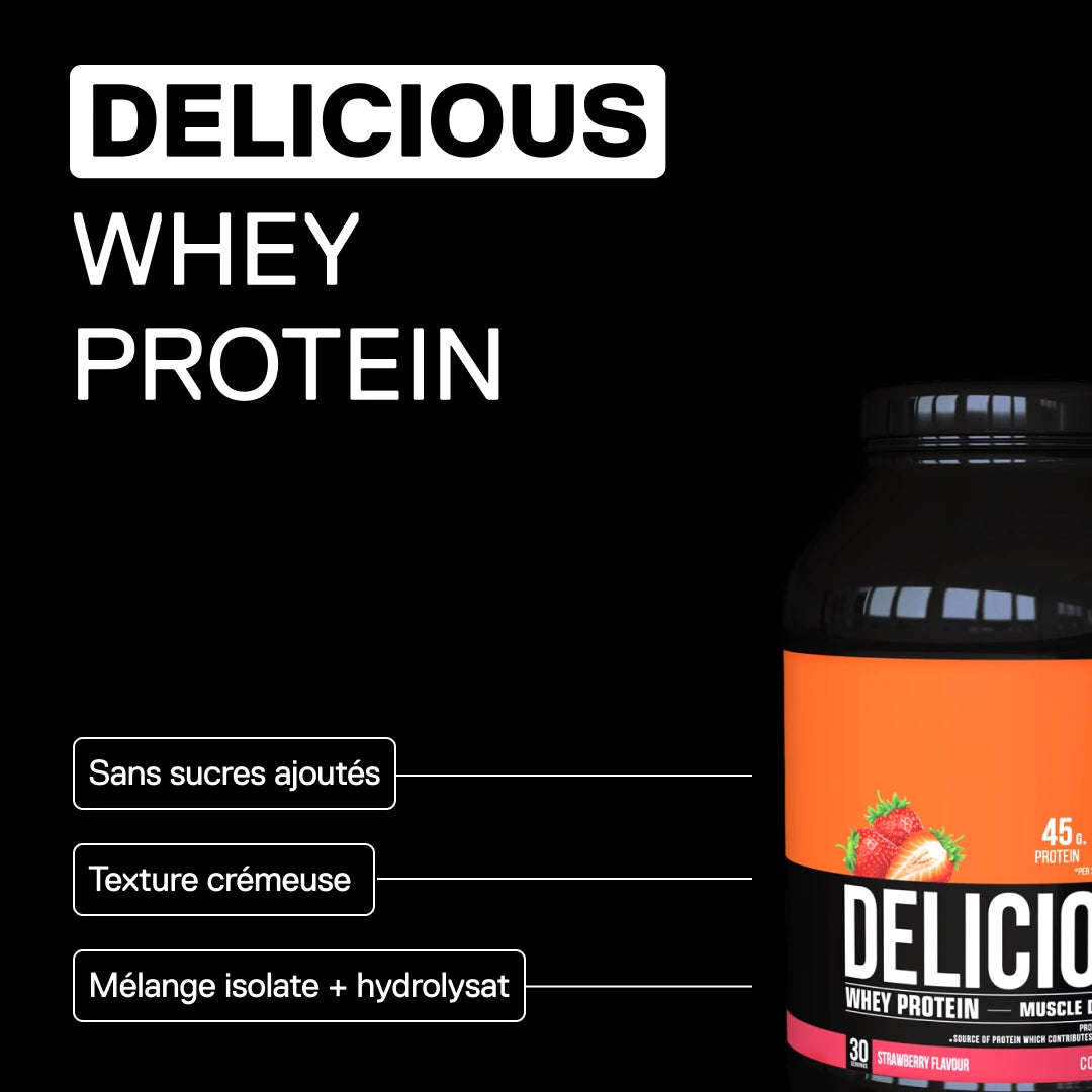 QNT Metapure Delicious Whey protéine en poudre — Fraise — visuel 1