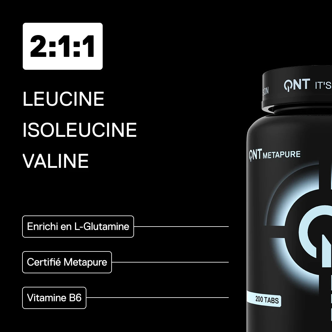 QNT Metapure Matrix BCAA 4800 comprimés — visuel 1