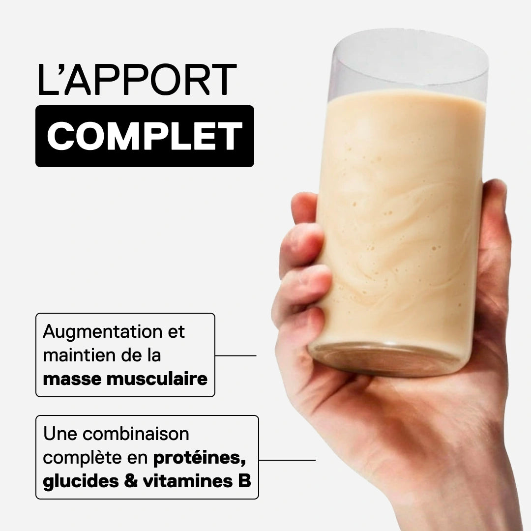 QNT Metapure Muscle Mass 3000 gainer protéiné — Vanille — visuel 3