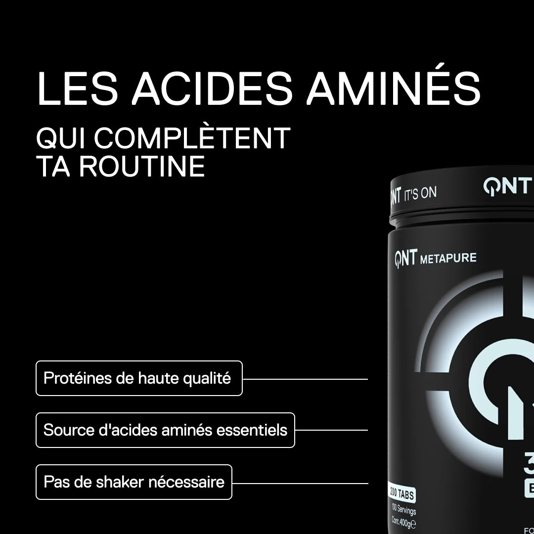 Beef Aminos Metapure QNT – protéines de bœuf et acides aminés essentiels