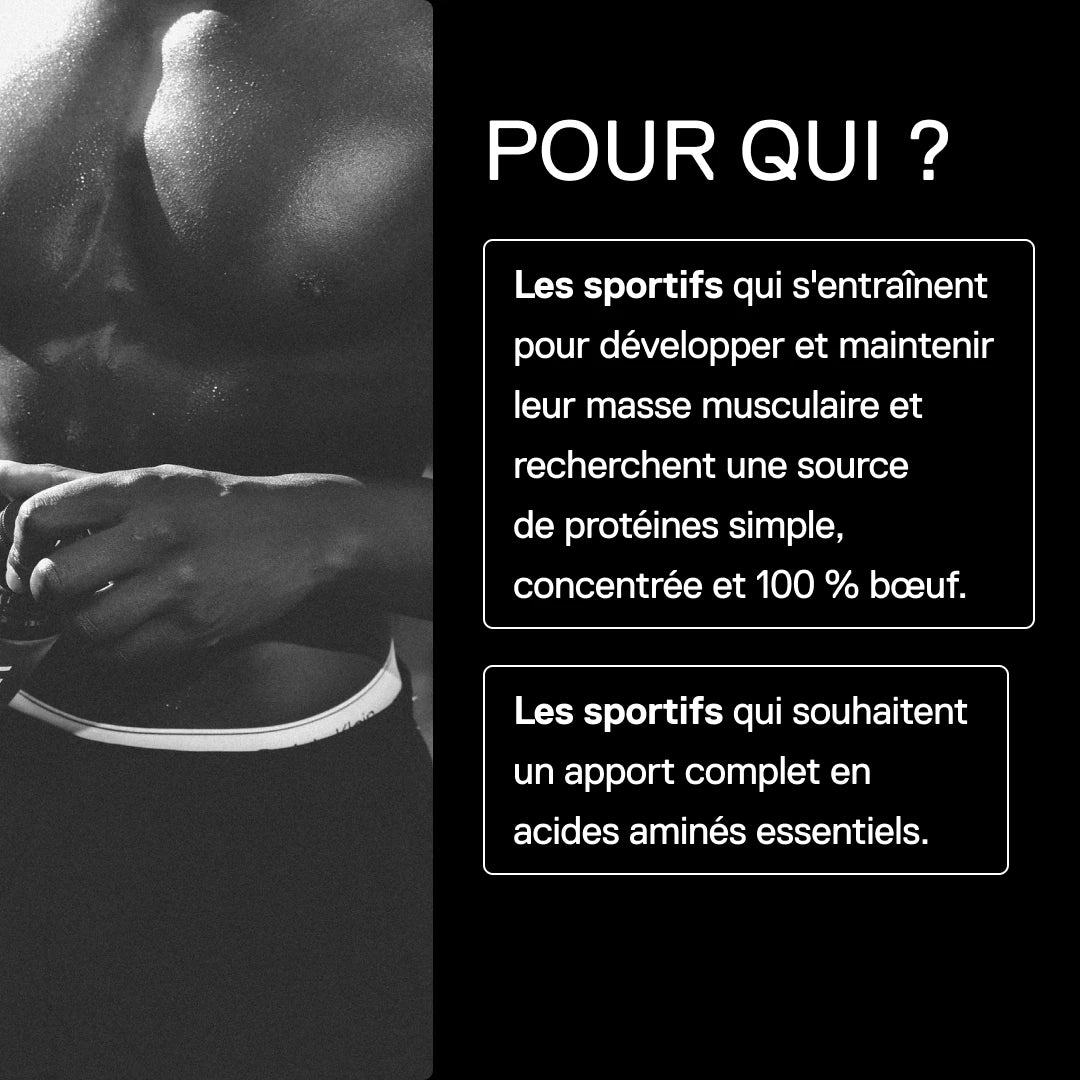 Beef Aminos Metapure QNT – source de protéines et d’acides aminés essentiels pour sportifs