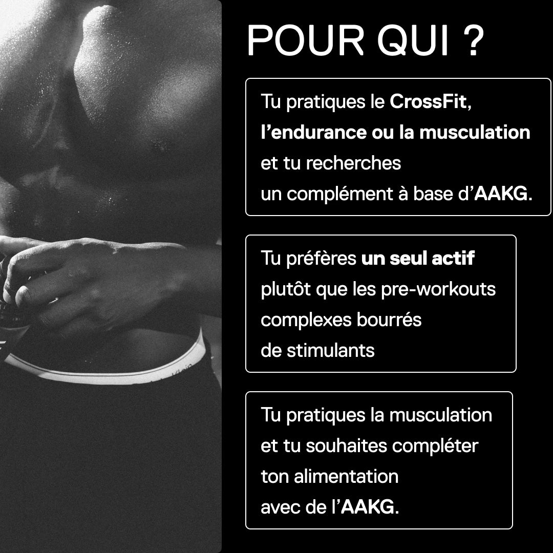 Complément AAKG QNT MOVE pour CrossFit, endurance et musculation