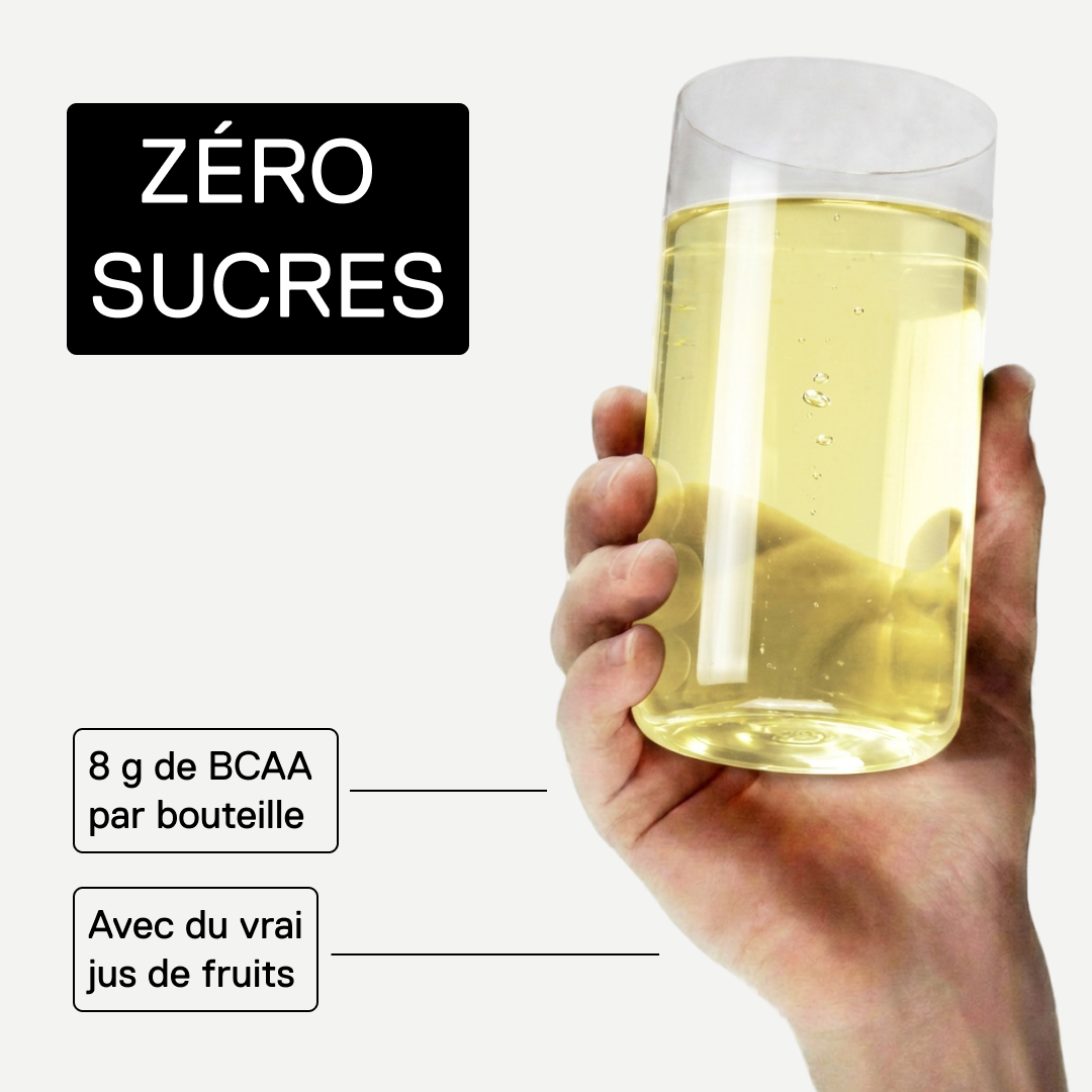 QNT MOVE BCAA’s 8000 Citron – zéro sucres avec du vrai jus de fruits