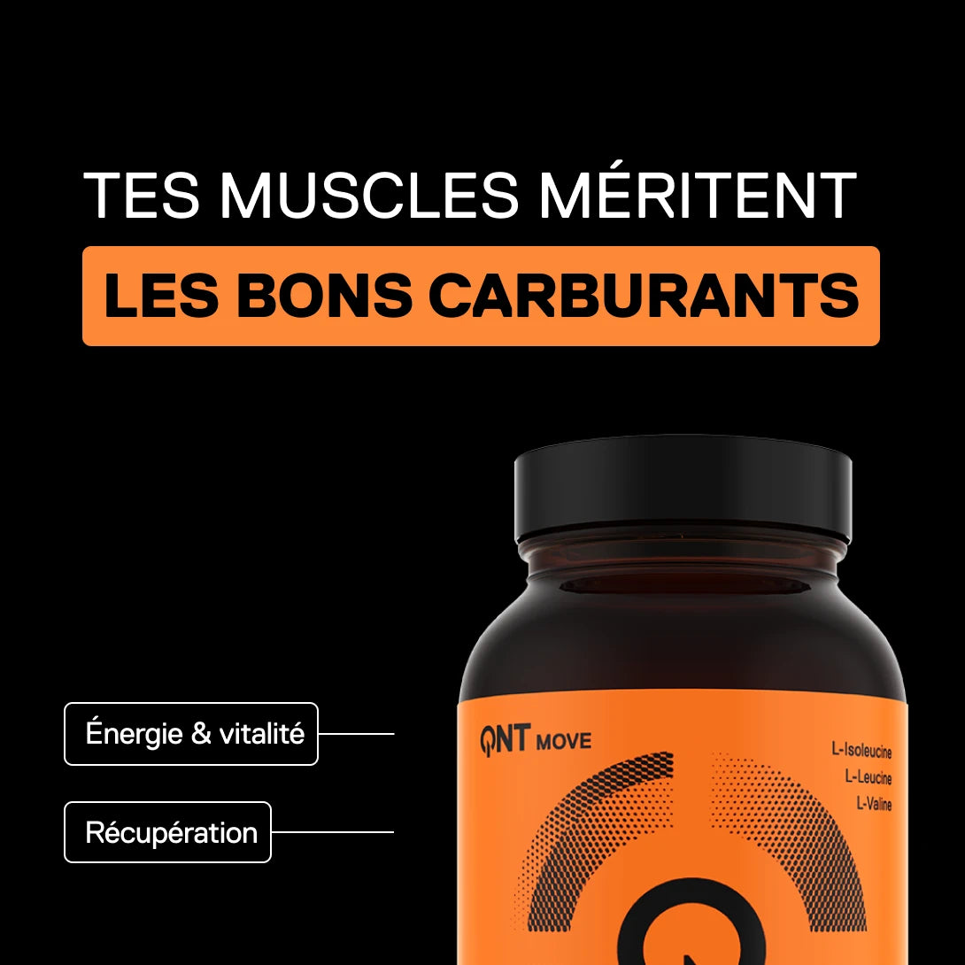 QNT MOVE BCAA et vitamine B6 pour l’énergie, la vitalité et la récupération