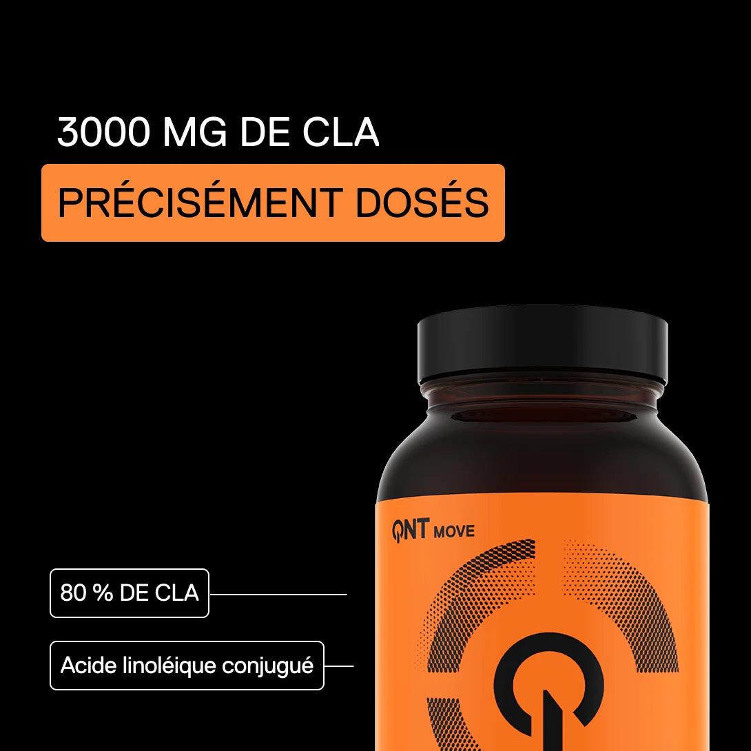 QNT MOVE CLA 3000 mg – dosage précis avec 80 % de CLA