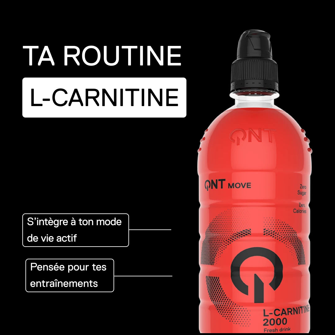 L-Carnitine 2000 mg MOVE canneberge-citron — boisson prête-à-boire 700 ml pour un mode de vie actif