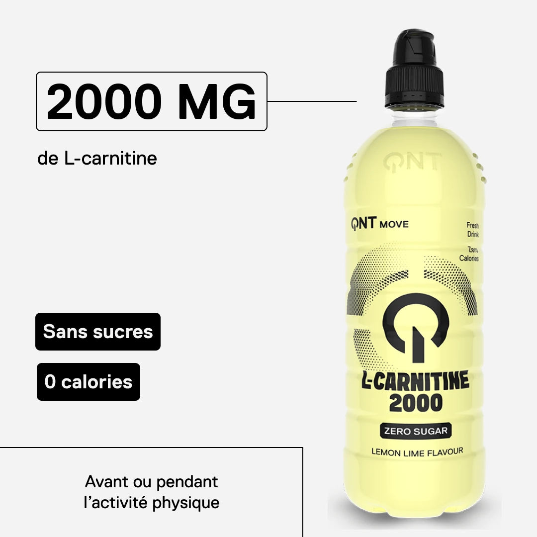 L-Carnitine 2000 mg MOVE citron-citron vert — 2000 mg de L-carnitine pour accompagner l'effort