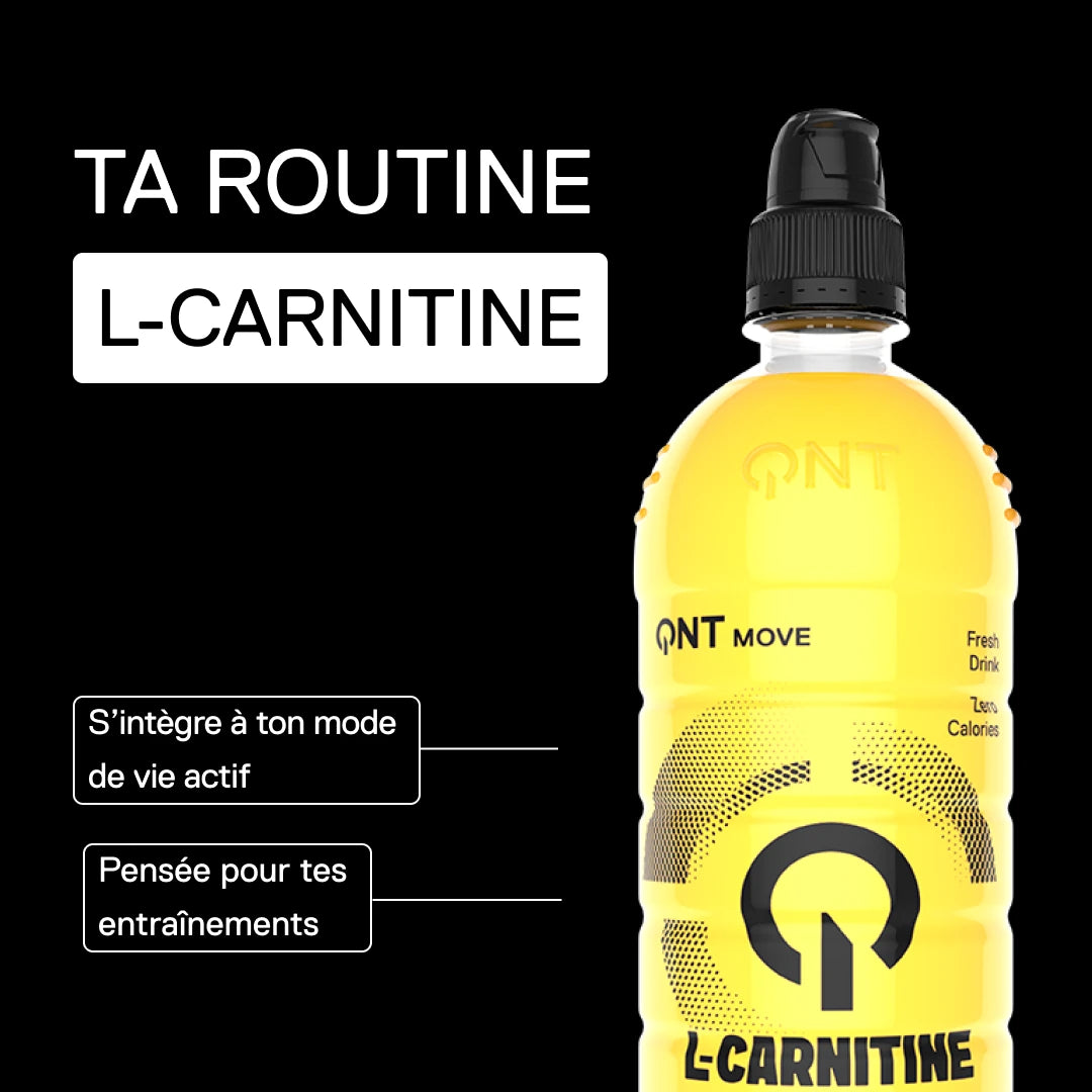 L-Carnitine 2000 mg MOVE orange — boisson prête-à-boire 700 ml pour un mode de vie actif