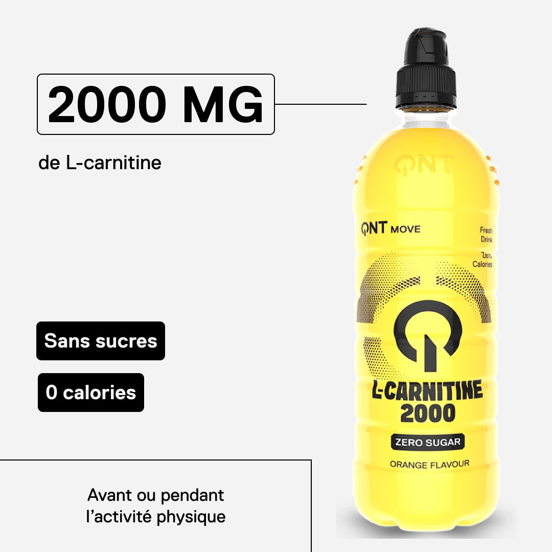 L-Carnitine 2000 mg MOVE orange — 2000 mg de L-carnitine pour accompagner l'effort
