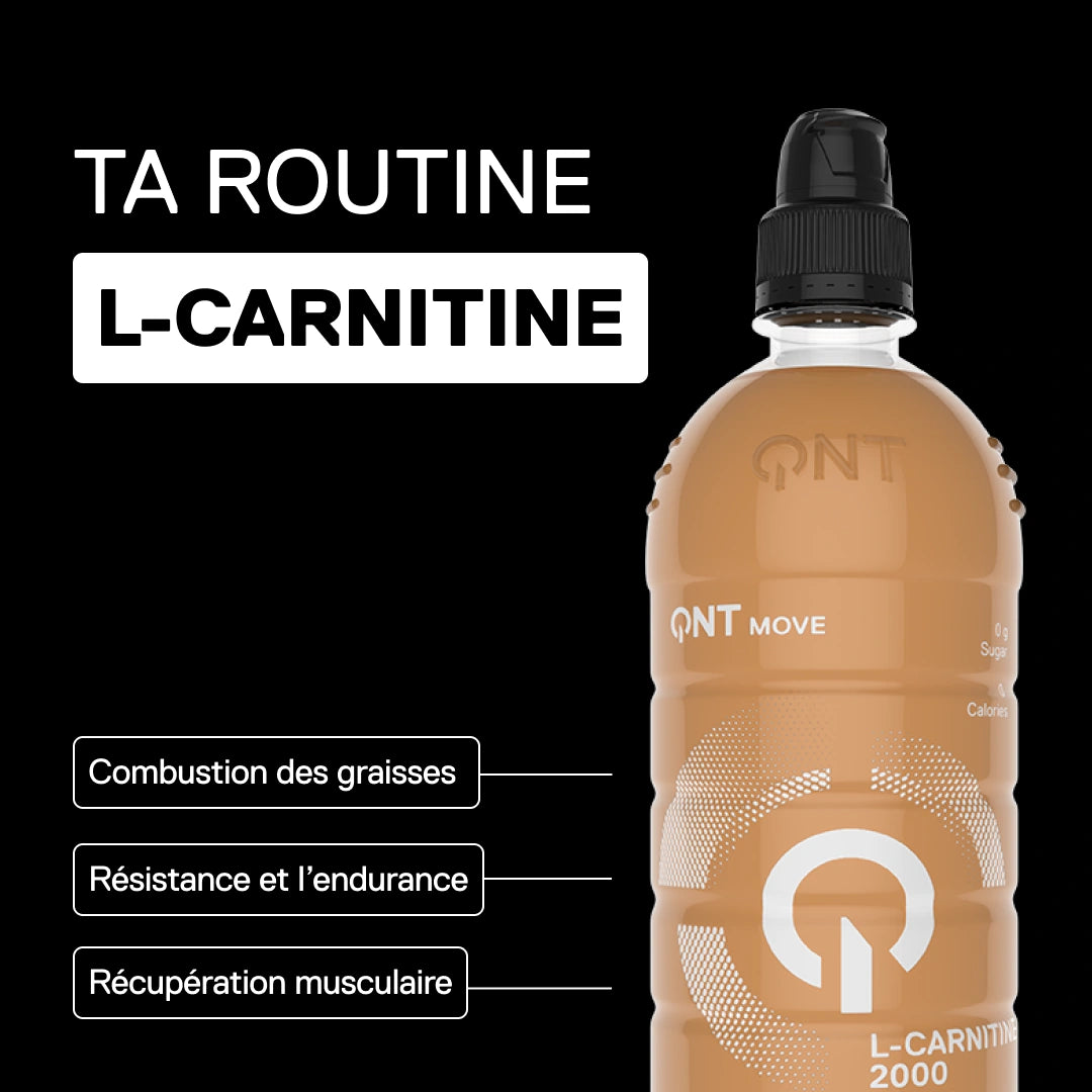 L-Carnitine 2000 mg MOVE ice tea pêche — boisson prête-à-boire 700 ml pour un mode de vie actif