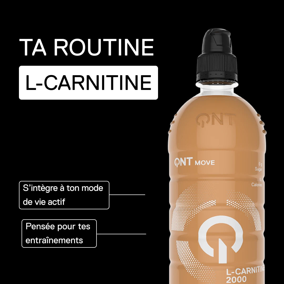 L-Carnitine 2000 mg MOVE ice tea pêche — boisson prête-à-boire 700 ml pour un mode de vie actif