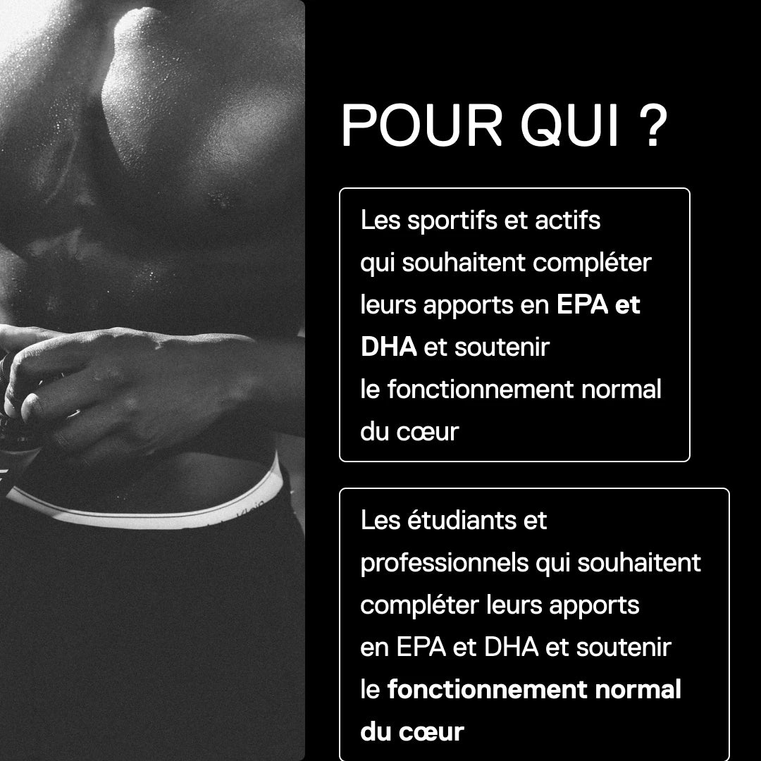QNT MOVE Oméga-3 pour les sportifs, personnes actives, étudiants et professionnels