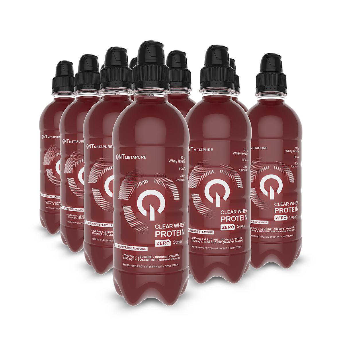 Eau protéinée QNT Iso Whey baies sauvages 500 ml