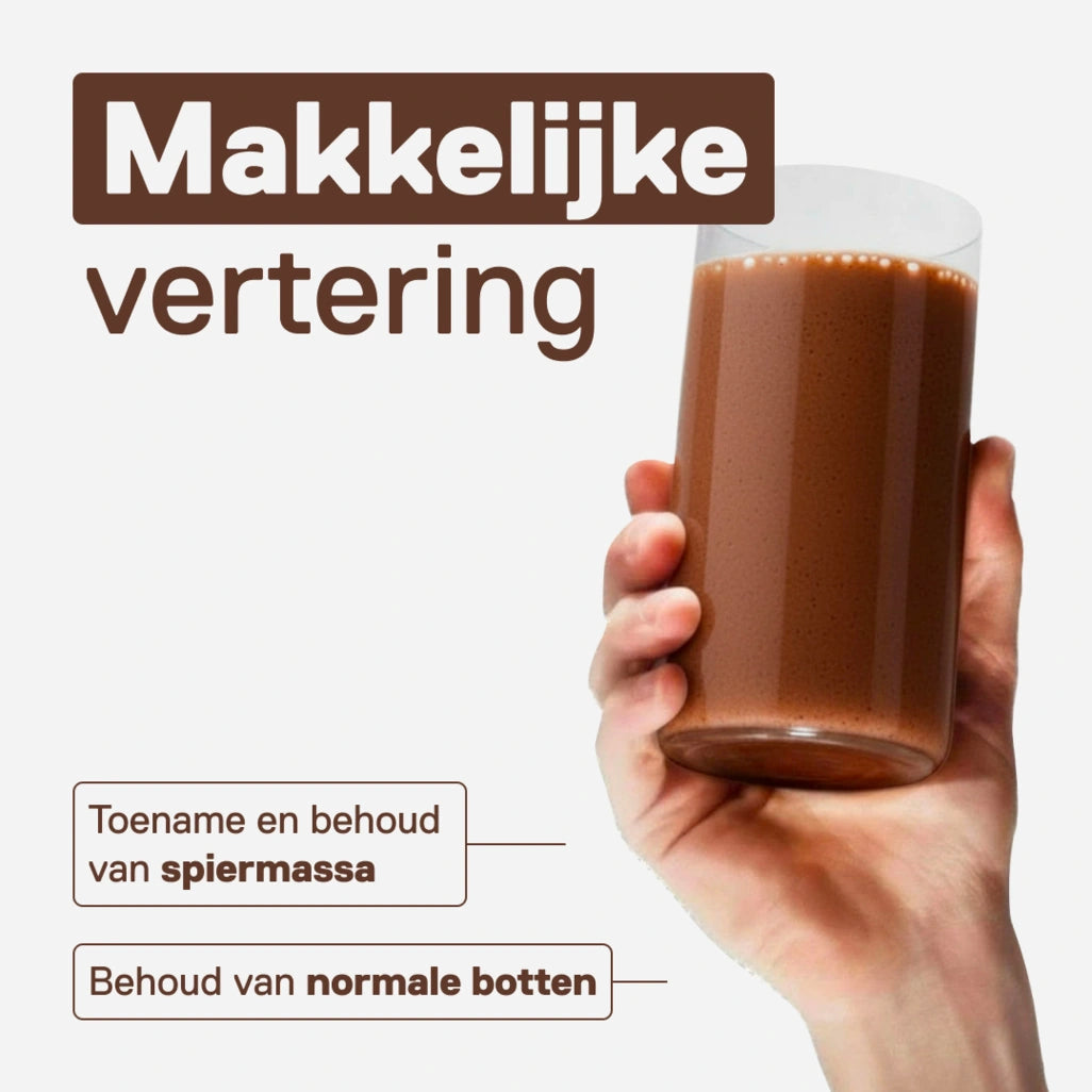 Light Digest Whey QNT smaak Belgische chocolade om van te genieten - Lichte en chocoladeachtige textuur, zakje van 500 g
