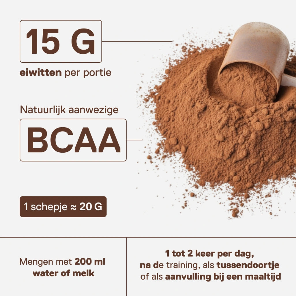 QNT LIIFE Light Digest Whey Protein smaak Chocolade hazelnoot - Rijk aan eiwit, laag in suikers, ideaal na inspanning