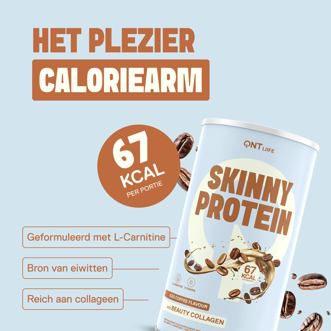 Skinny Protein LIIFE iced coffee — 12 g eiwit per portie met een vleugje cafeïne