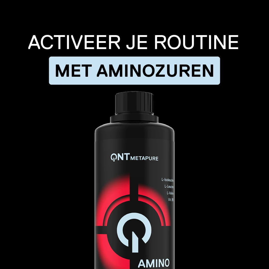 QNT Metapure Amino 4000: vloeibare aminozuren met rodevruchtensmaak.