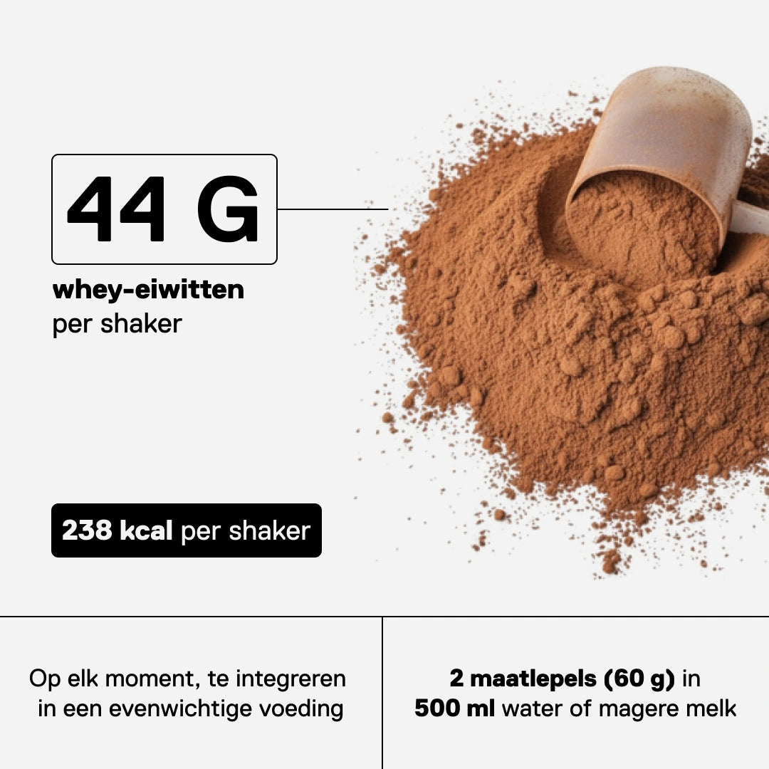QNT Metapure Delicious Whey eiwitpoeder — Belgische chocolade — visual 2