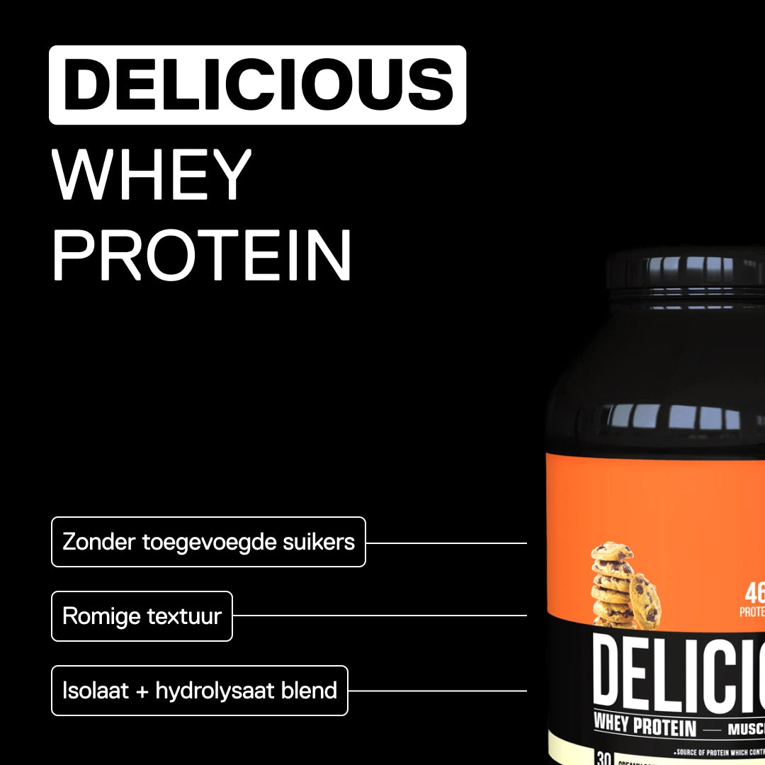 QNT Metapure Delicious Whey eiwitpoeder — Cookies & Cream — visual 1