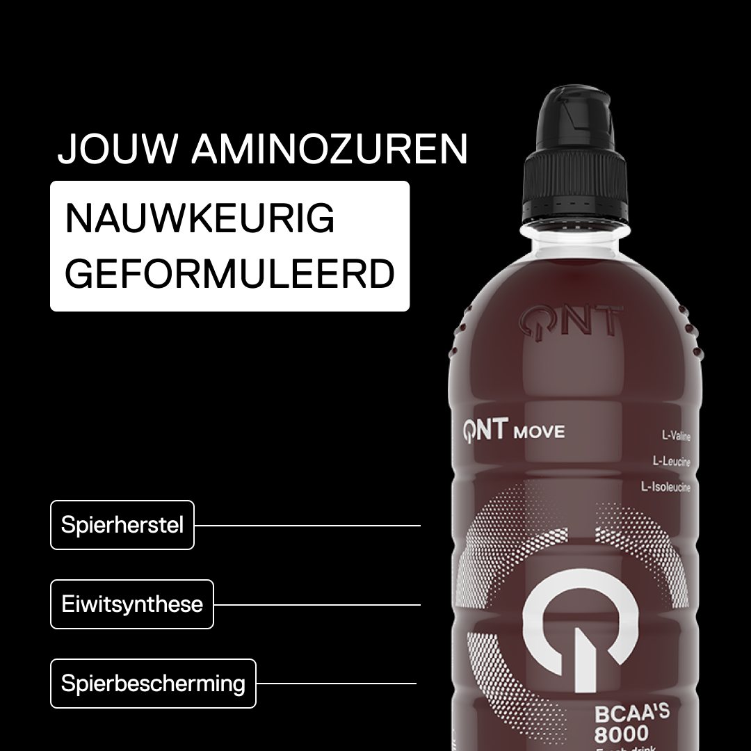 QNT MOVE BCAA 8000 Forest Fruit – nauwkeurig geformuleerde aminozuren
