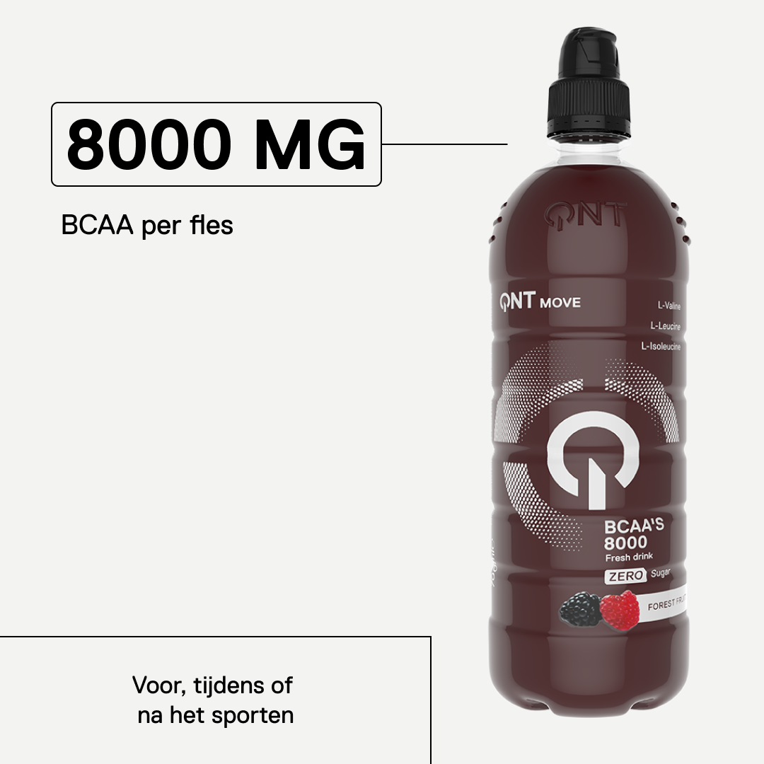 QNT MOVE BCAA 8000 Forest Fruit – 8000 mg BCAAs per fles