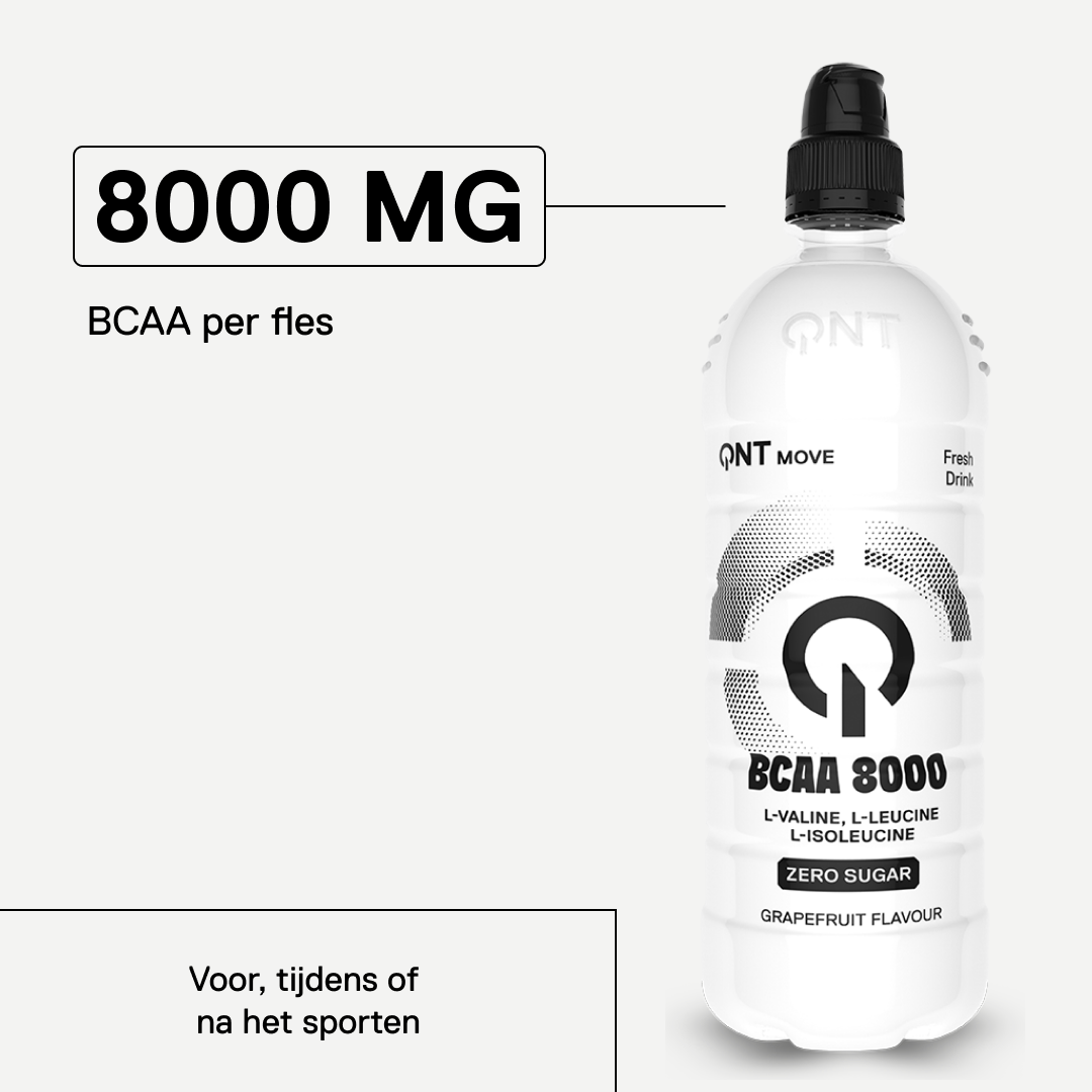 QNT MOVE BCAA 8000 Grapefruit – 8000 mg BCAAs per fles