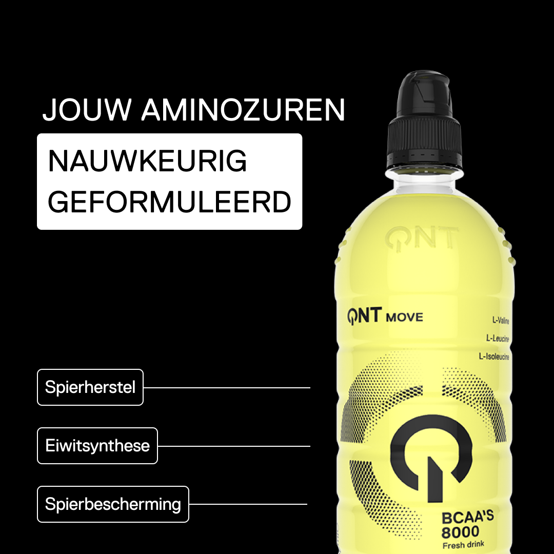 QNT MOVE BCAA’s 8000 Lemon – aminozuren nauwkeurig geformuleerd