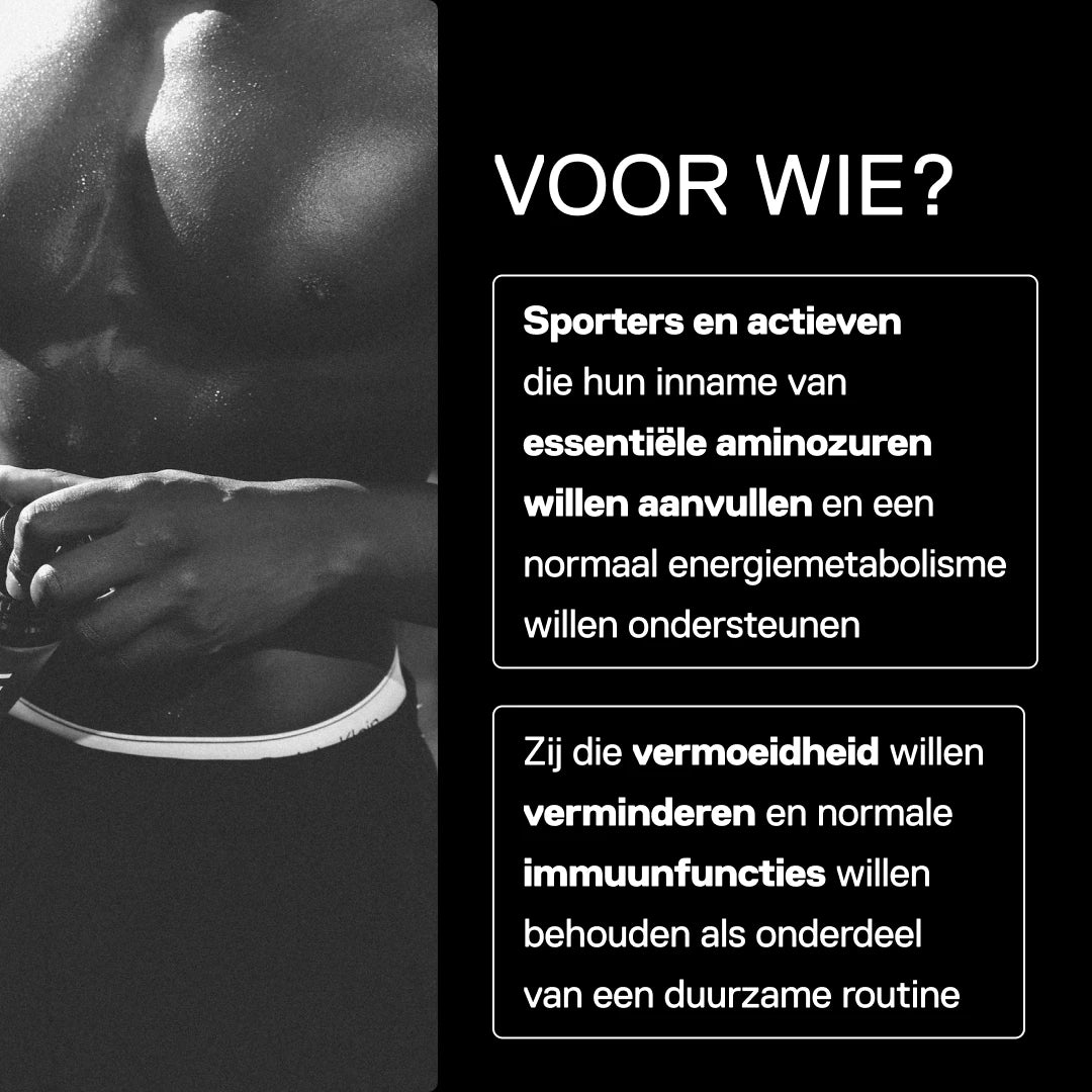 QNT MOVE BCAA voor sporters en actieve mensen, met essentiële aminozuren en vitamine B6