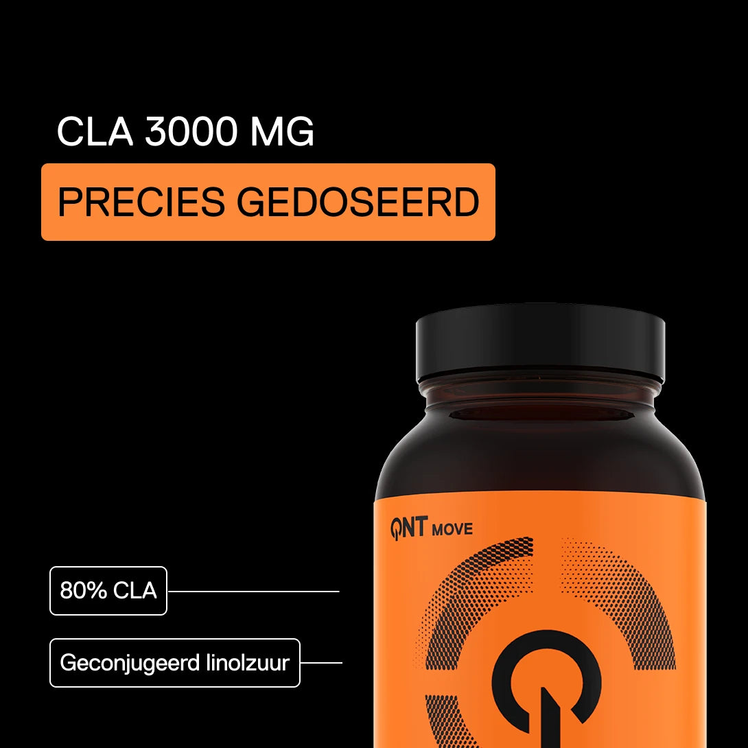 QNT MOVE CLA 3000 mg – precies gedoseerd met 80% CLA
