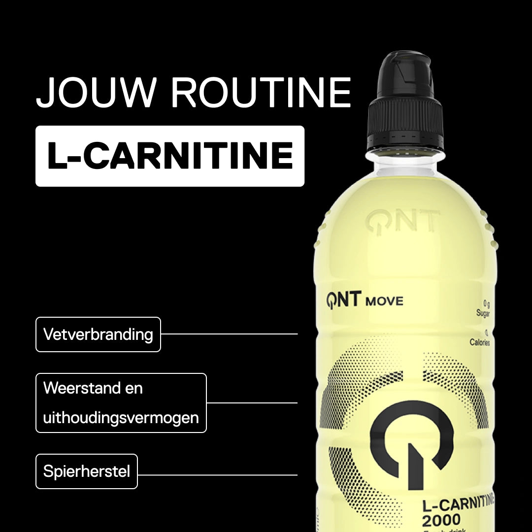 L-Carnitine 2000 mg MOVE citroen-limoen — ready-to-drink drank 700 ml voor een actieve levensstijl