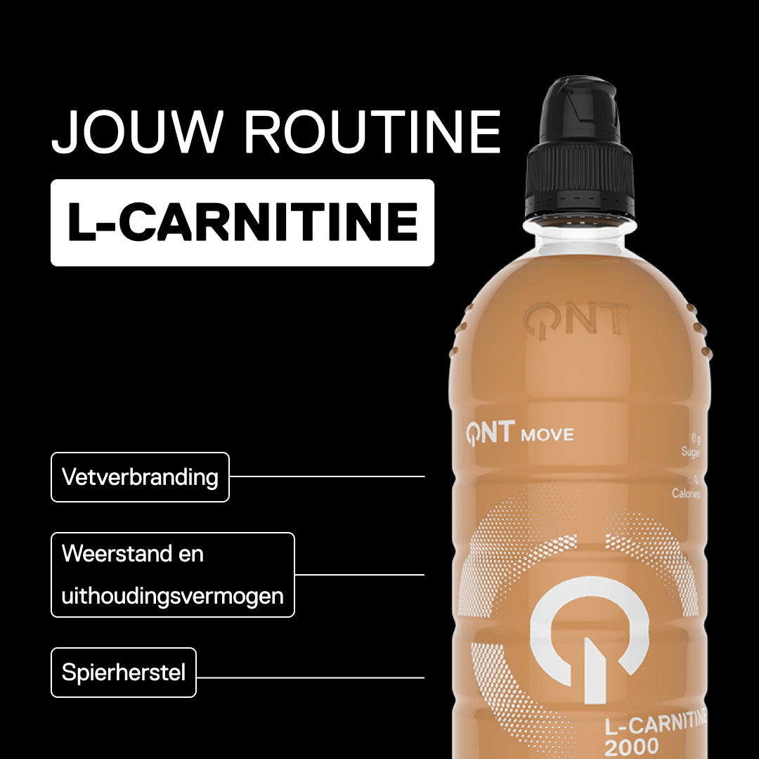 L-Carnitine 2000 mg MOVE perzik ijsthee — ready-to-drink drank 700 ml voor een actieve levensstijl