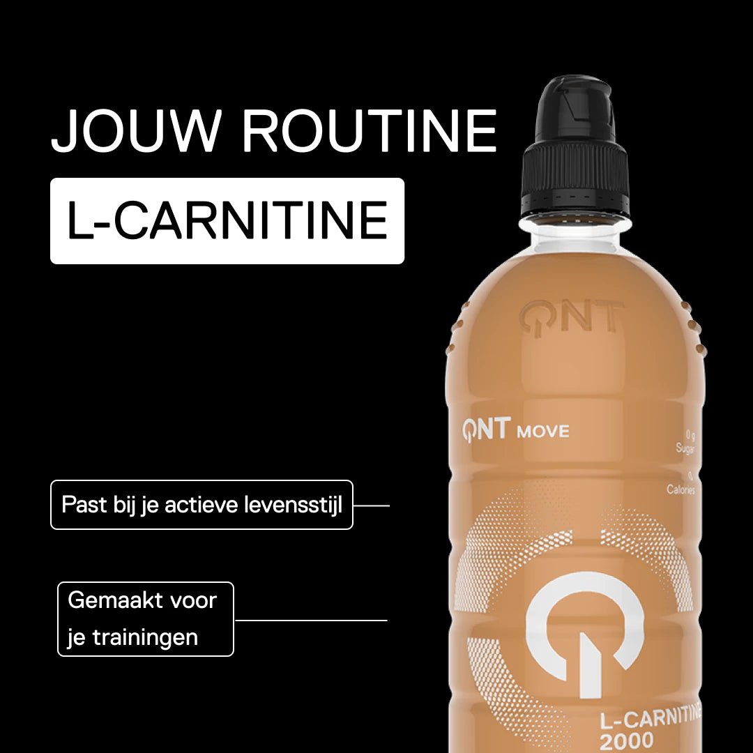 L-Carnitine 2000 mg MOVE perzik ijsthee — ready-to-drink drank 700 ml voor een actieve levensstijl